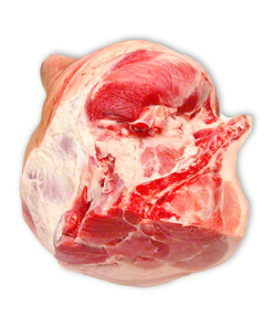 LEG, BONE IN, FLANK OFF, TAIL BONE IN, FEET OFF